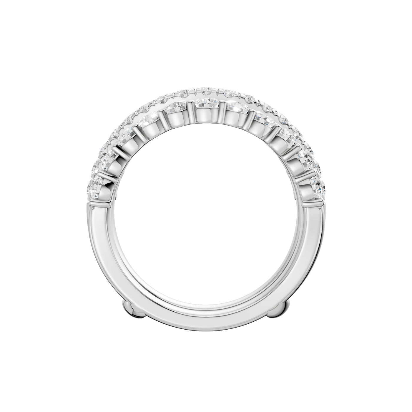 14K 2.00CT Certified Lab Grown Diamond Ring Guard 70490
