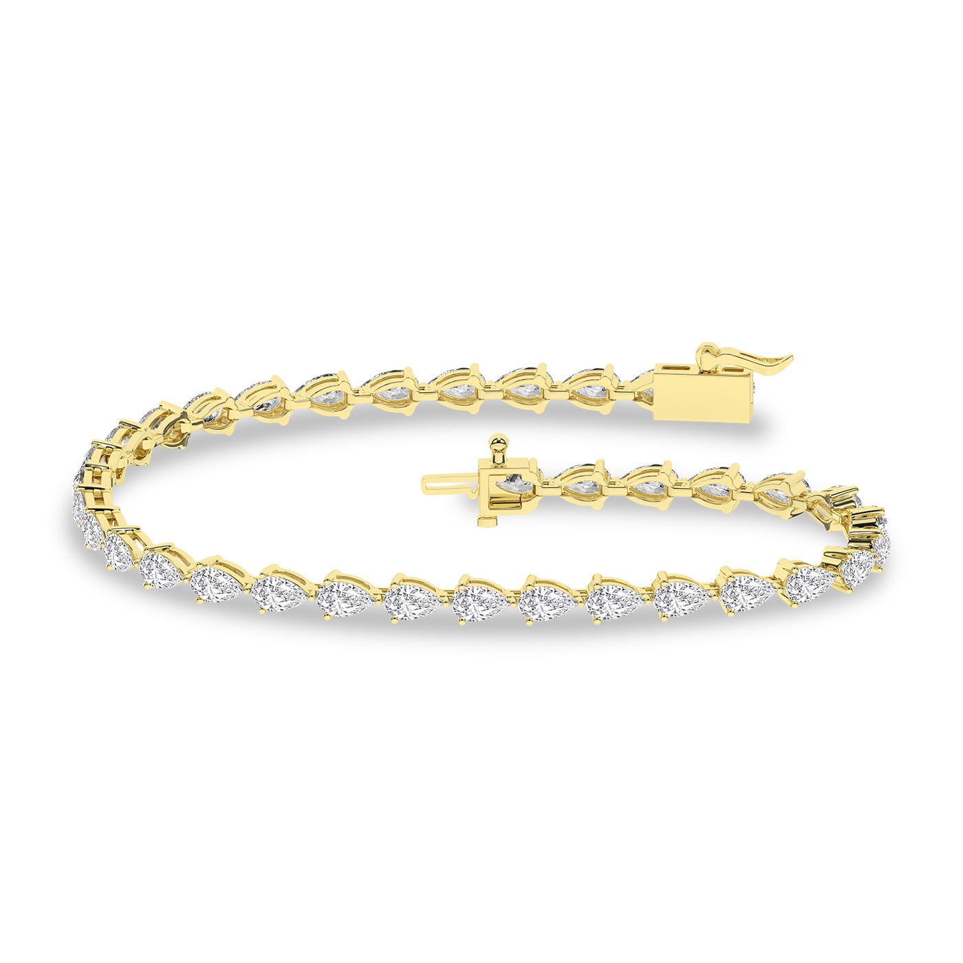 14K 5.00CT Certified Lab Grown Diamond Bracelet 70752