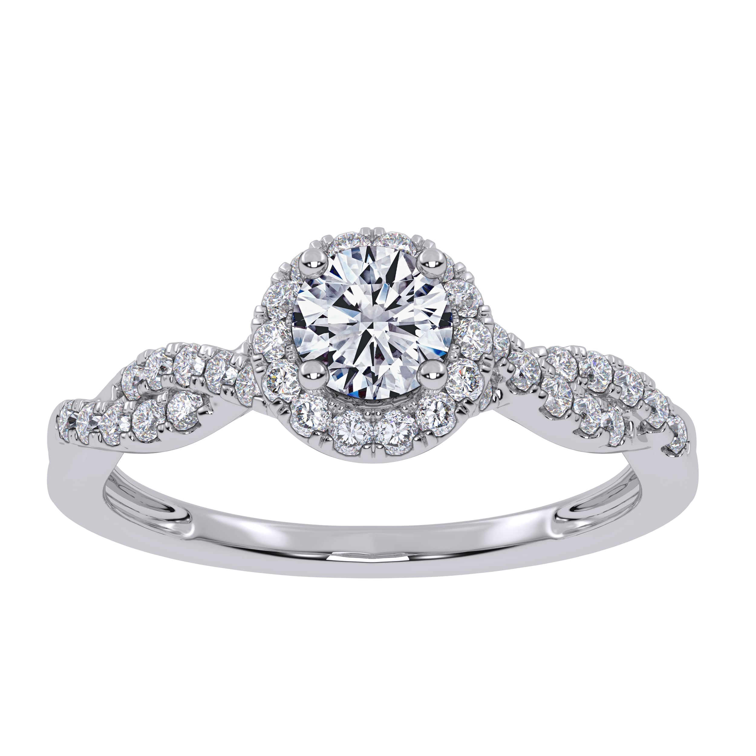 10K 0.53ct Lab Grown Promise Ring 70851