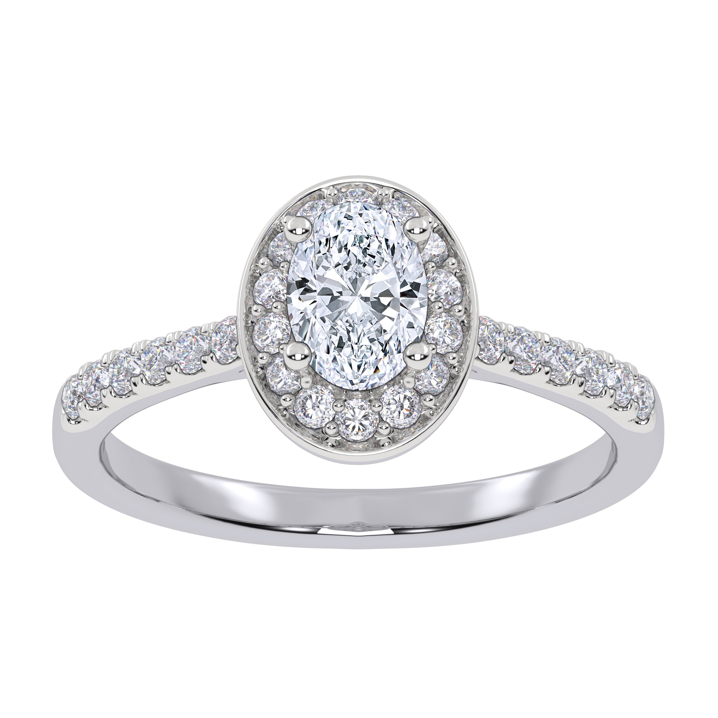 10K 0.51CT Lab Grown Promise Ring 70900