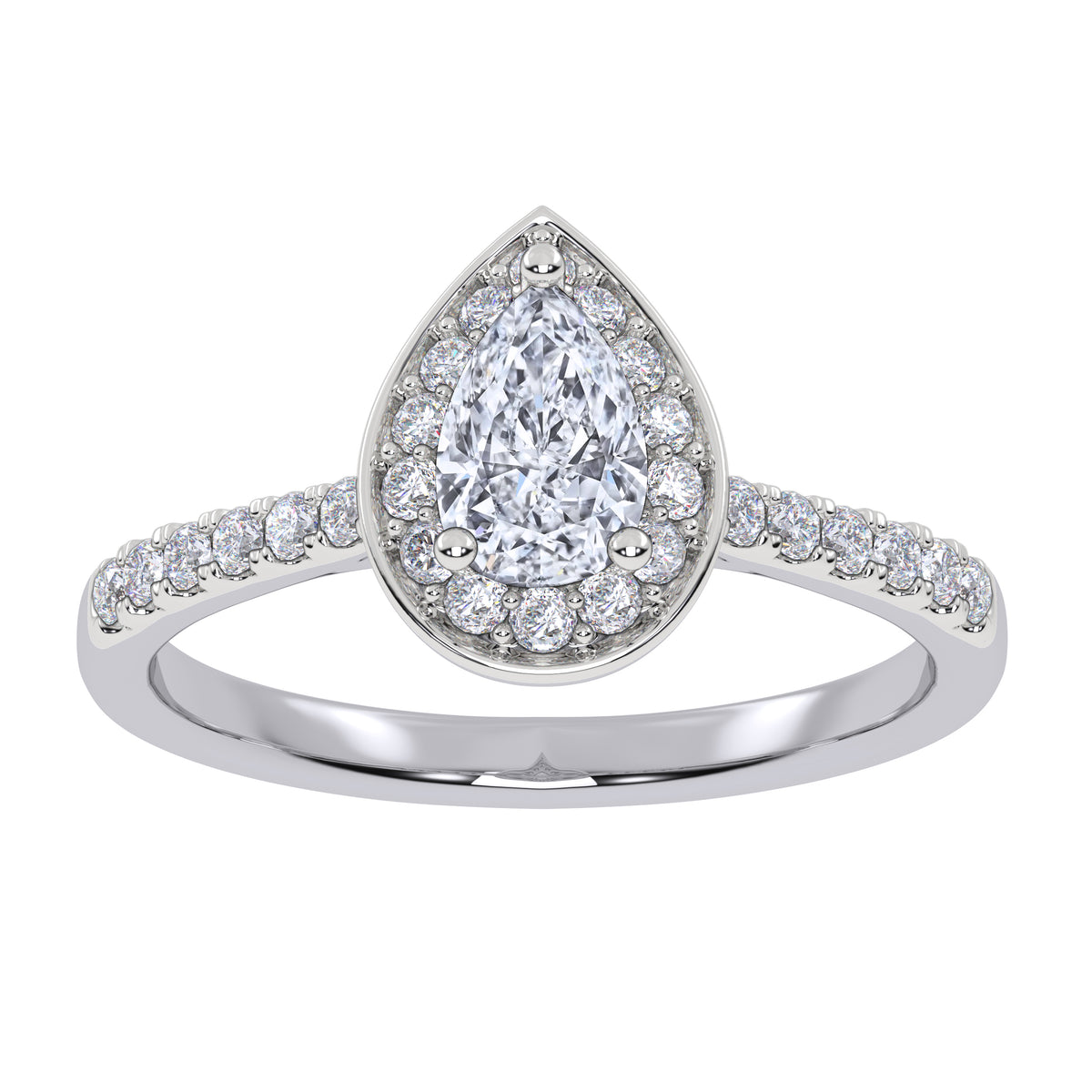 10K 0.51CT Lab Grown Promise Ring 70904
