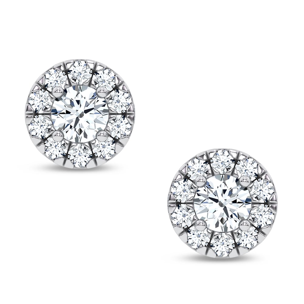 14K 0.50CT Certified Lab Grown Earrings 70936