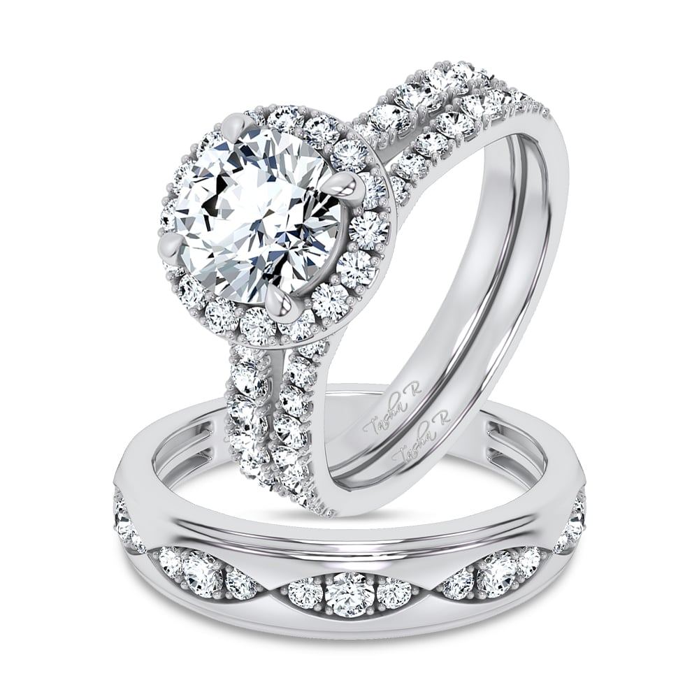 14K 3.00CT DIAMOND TRIO SET 71137
