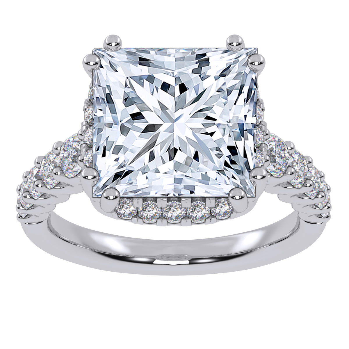 10K 4.75CT Certified Lab Grown Diamond Engagement Ring 71165