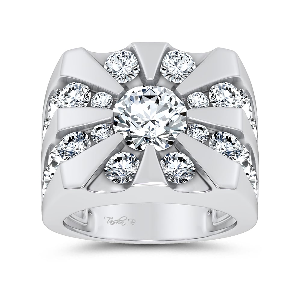 14k 7.00CT Certified Lab Grown Mens Ring 71230