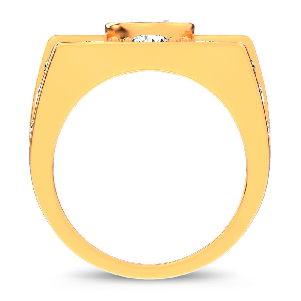 14k 4.75CT Certified Lab Grown Mens Ring 71233