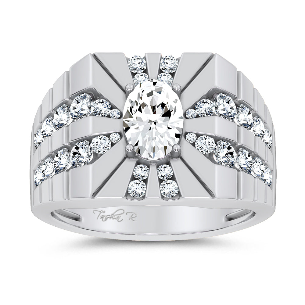 14K 2.25CT Certified Lab Grown Mens Ring 71238