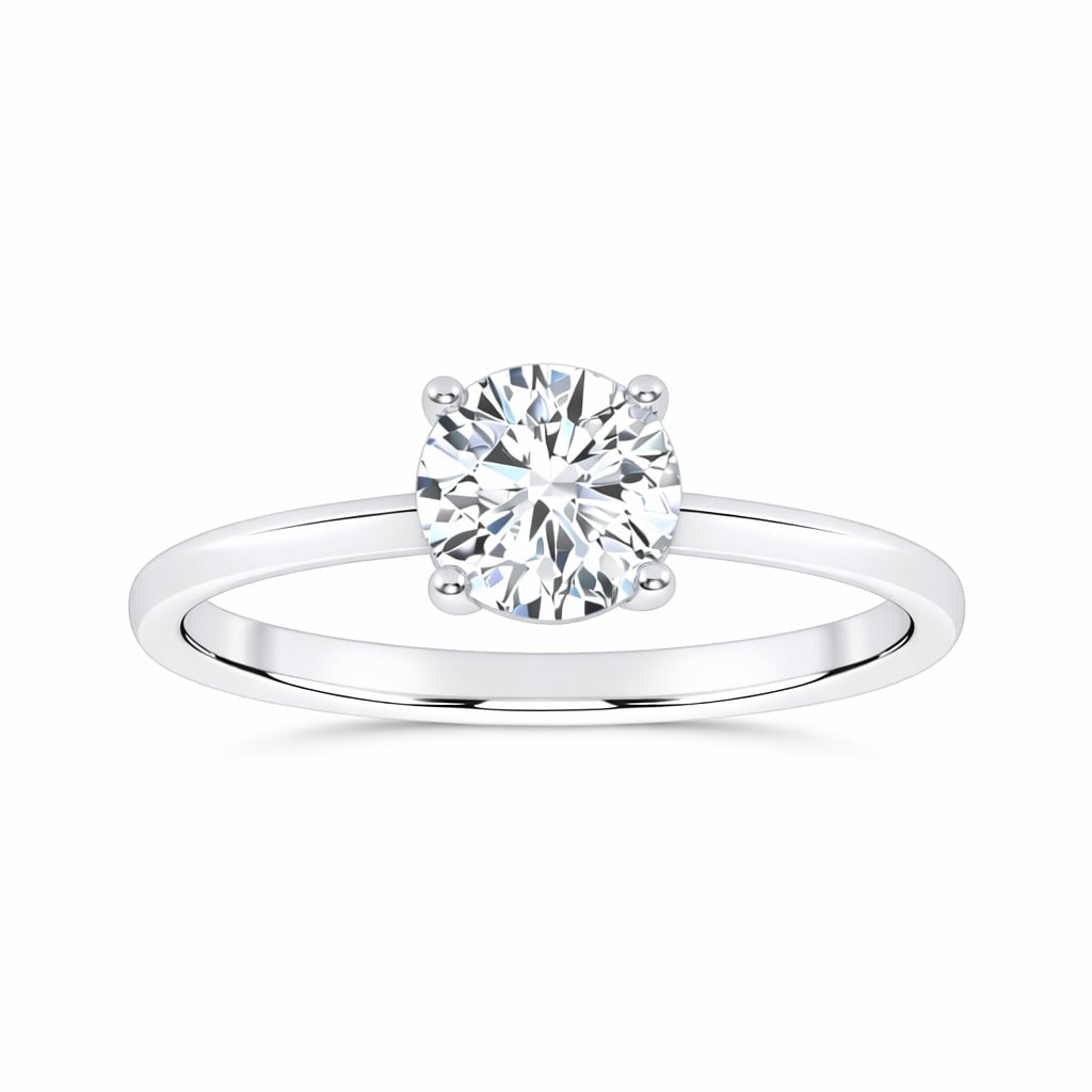 10K 1.00CT Certified Lab Grown Solitaire Ring 71730