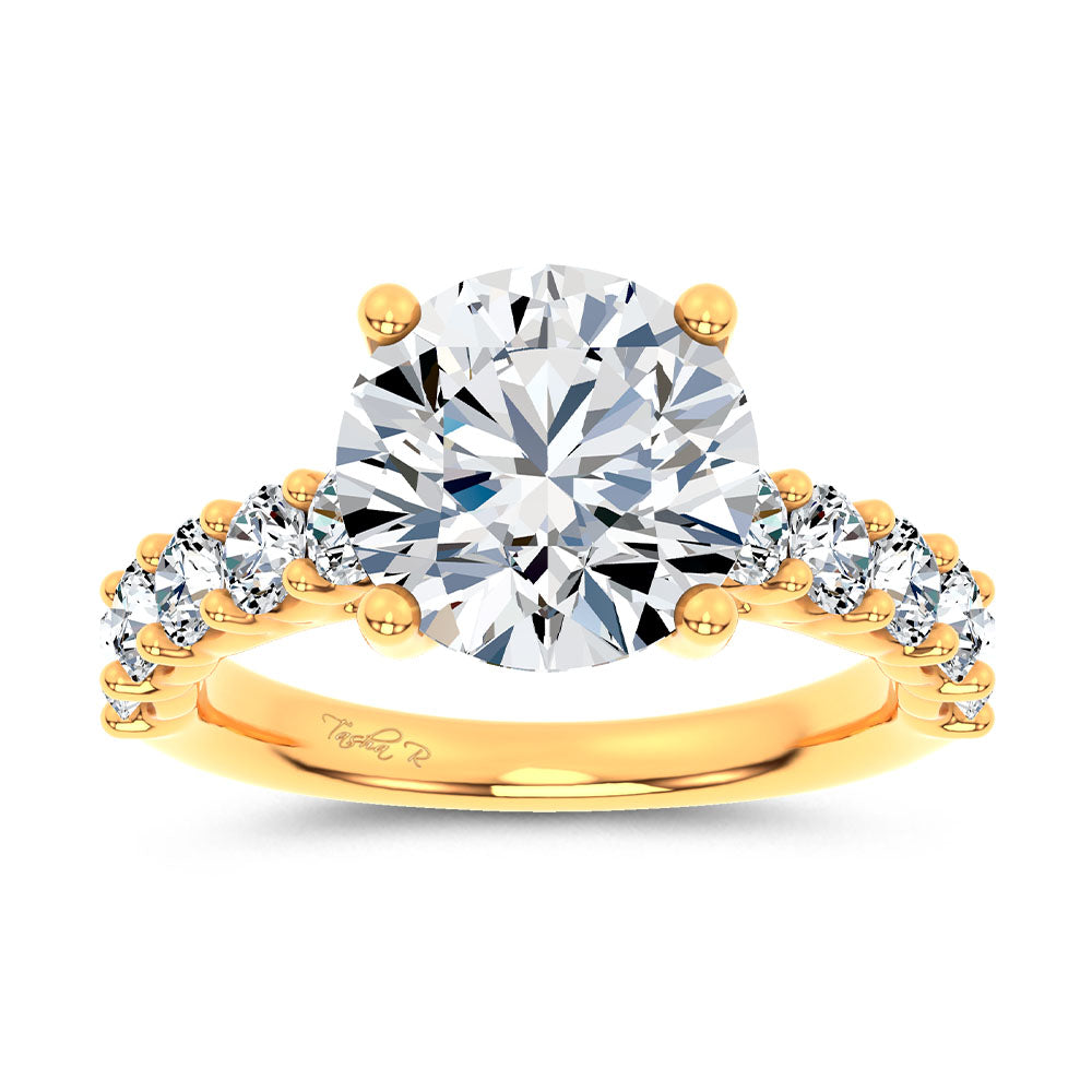 14K 4.20CT Certified Lab Grown Engagement Ring 71832