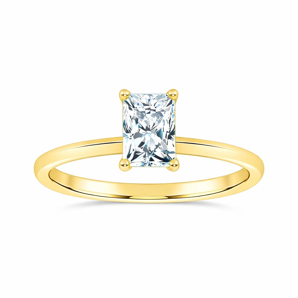 10K 1.00CT Certified Lab Grown Solitaire Ring 71878