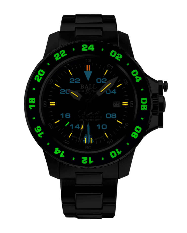 Engineer Hydrocarbon AeroGMT Sled Driver (42 mm) DG2018C-S17C-BK
