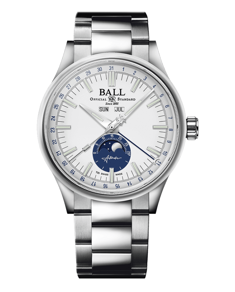 Ball Engineer II Moon Calendar (40mm) Watch NM3016C-S1J-WH