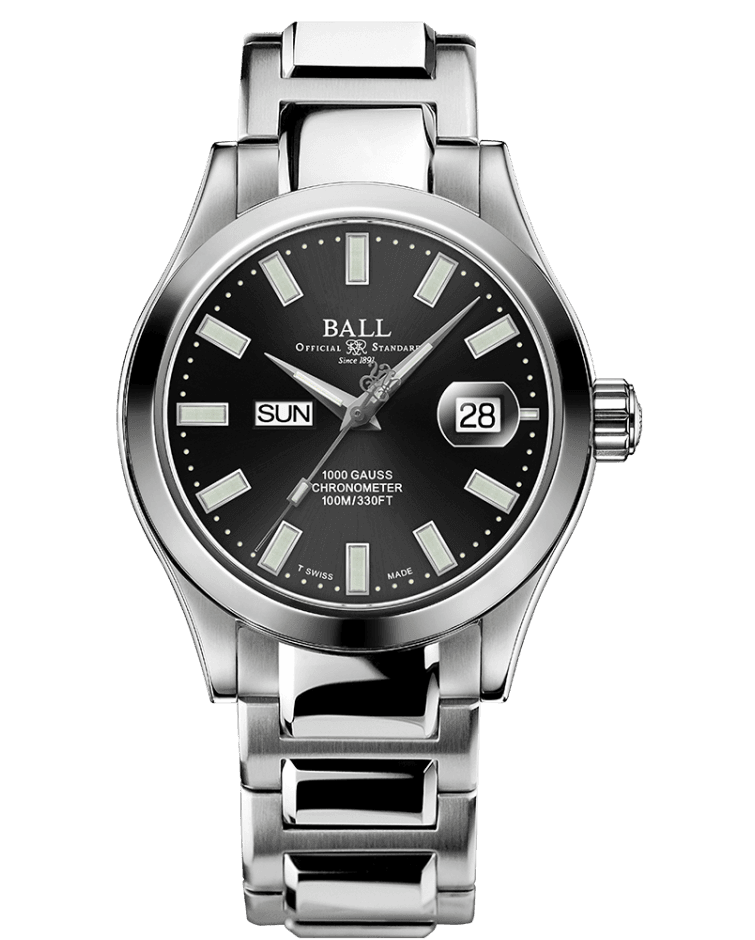 Ball Engineer III Marvelight Chronometer Day-Date (40mm) Watch NM9036C-S1C-BK