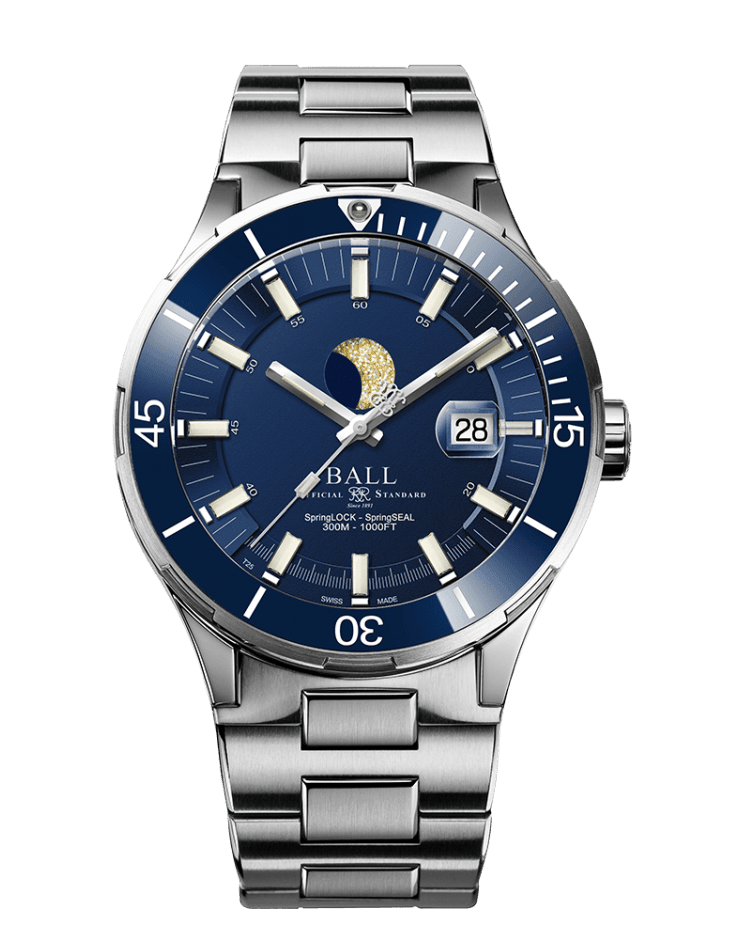 Ball Roadmaster Challenger Moonphase Watch DM3130B-S13J-BE