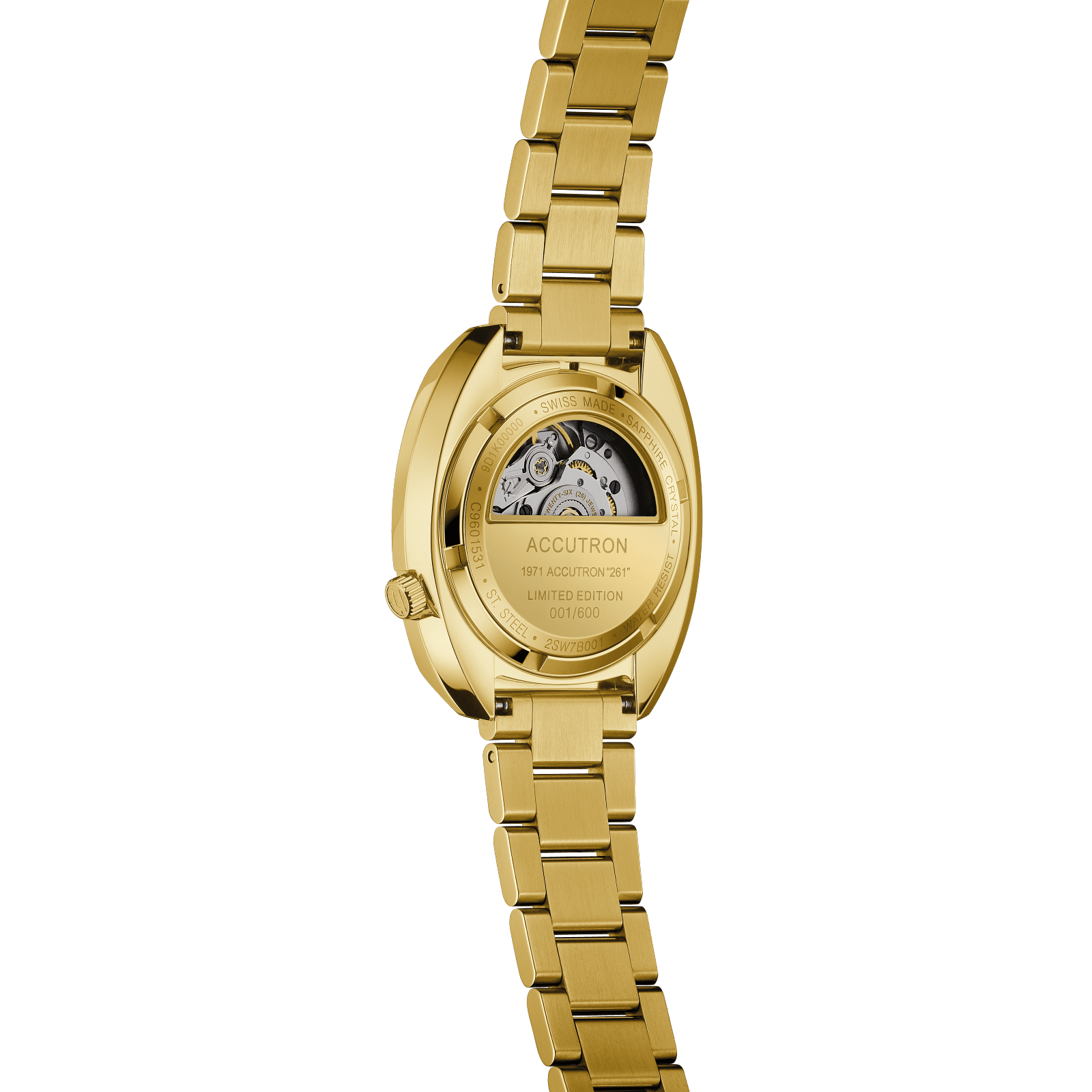 Accutron Stainless Steel Electrostatic Mens Watch 2SW7B001