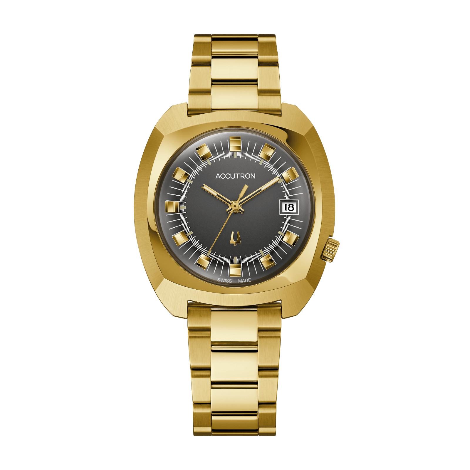 Accutron Stainless Steel Electrostatic Mens Watch 2SW7B001