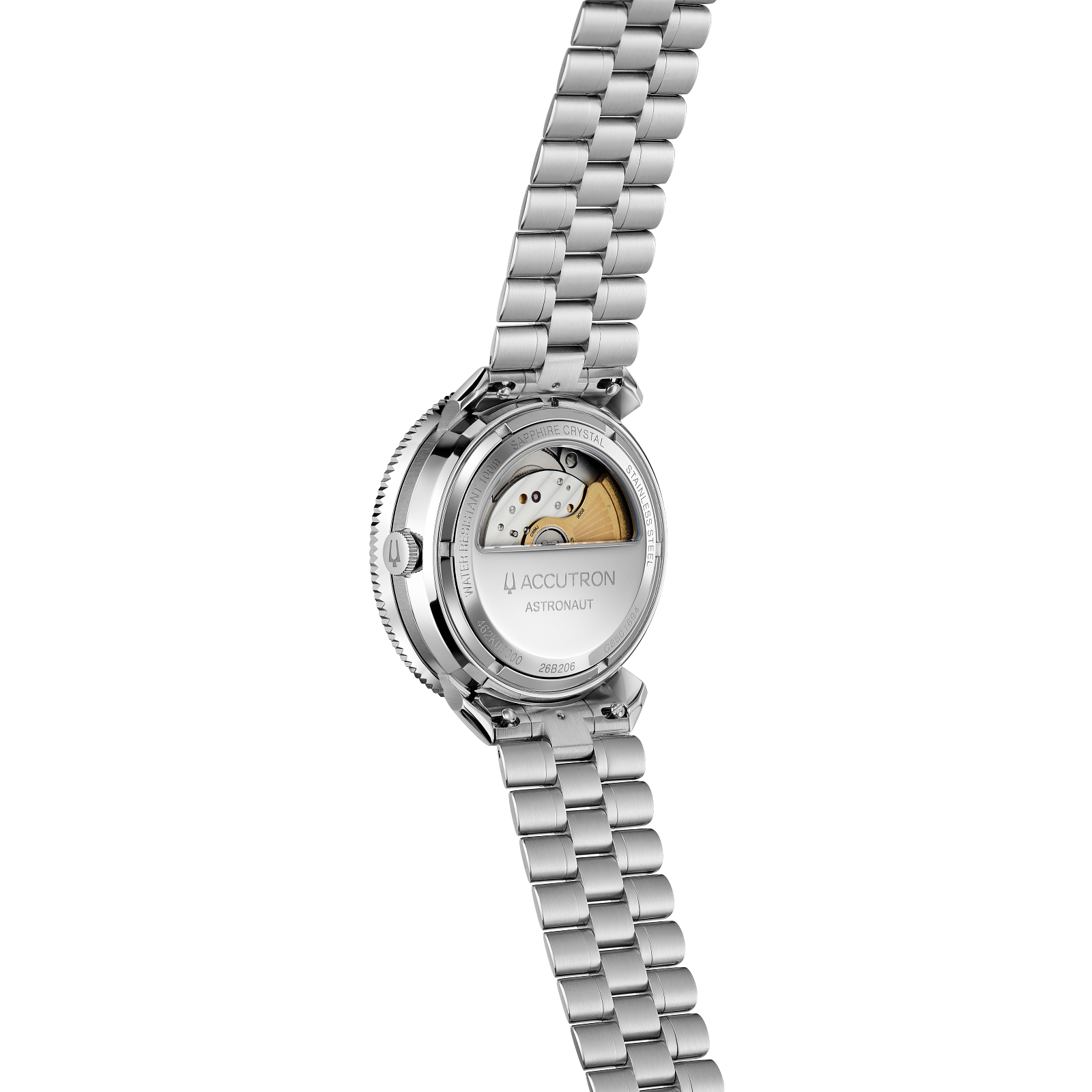 Accutron Stainless Steel Electrostatic Mens Watch 26B206