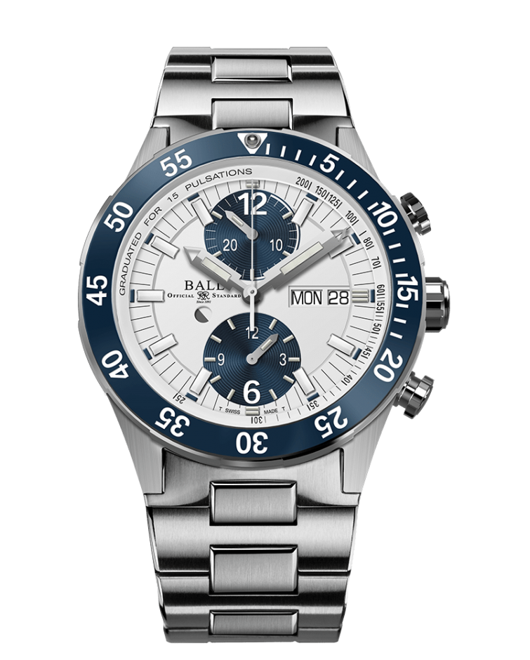 Ball Roadmaster Rescue Chronograph (42mm) Watch DC3030C-S1-WH