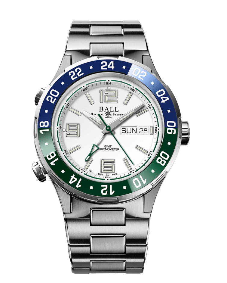 Ball Roadmaster Marine GMT (40mm) Watch DG3030B-S9CJ-WH