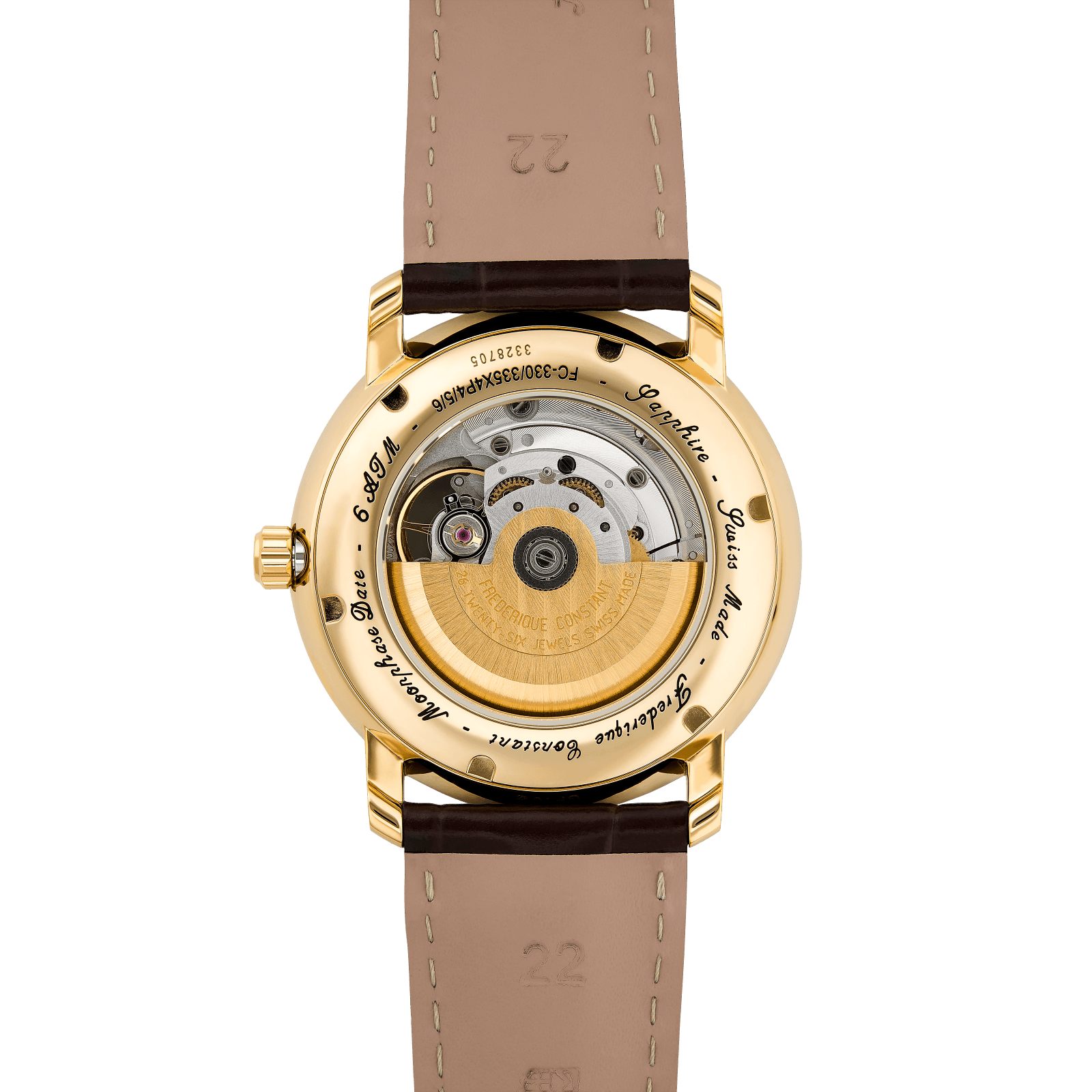 Heart Beat Moonphase Date FC-335MC4P5