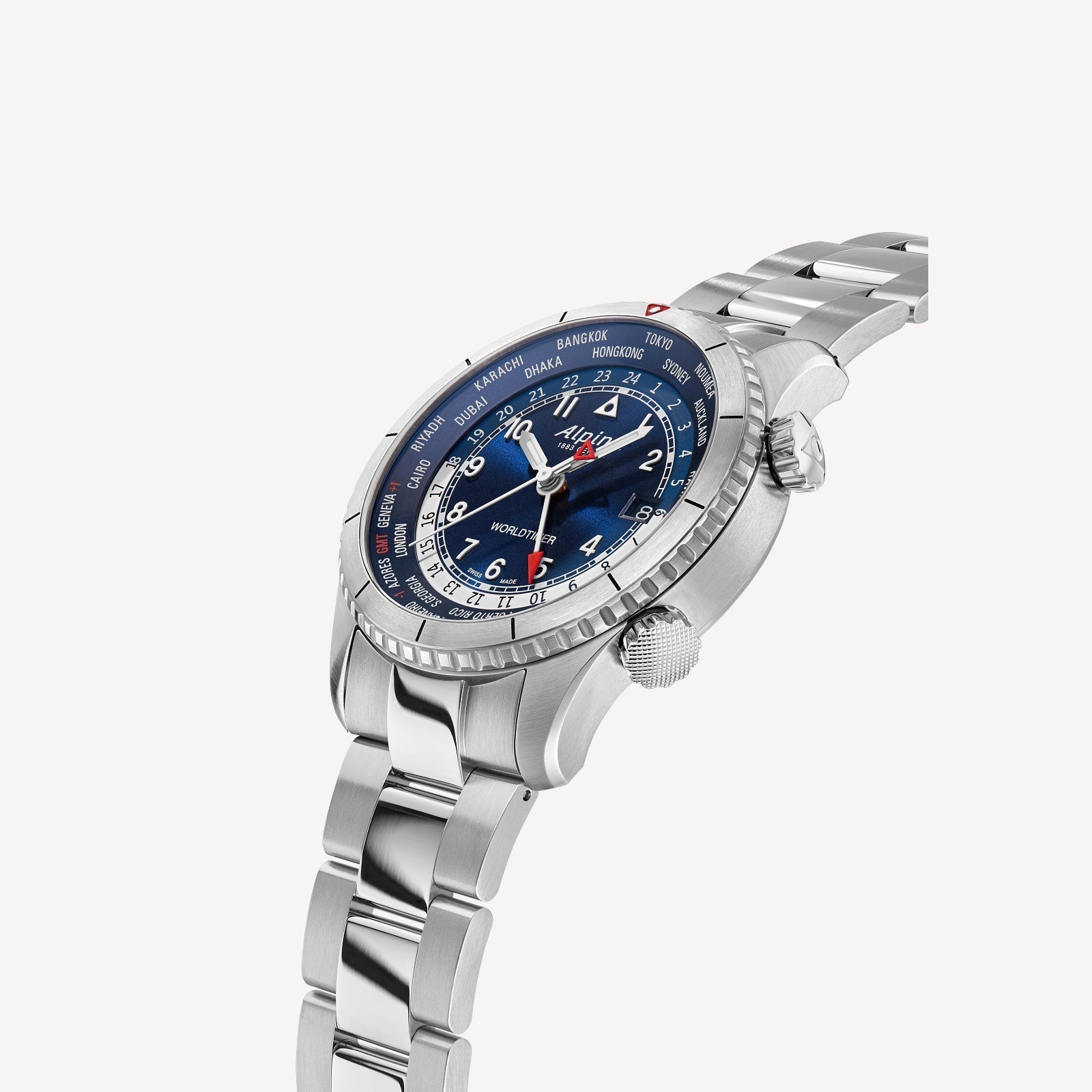 Pilot Quartz Worldtimer Watch AL-255N4S26B