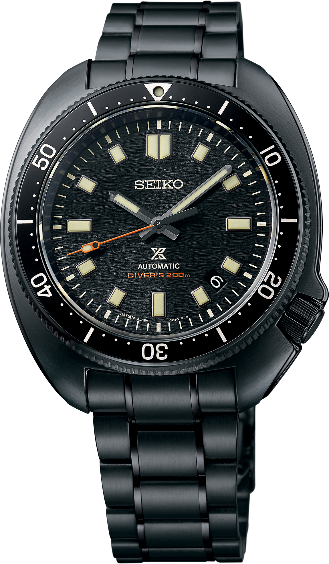 SEIKO LUXE PROSPEX 1970 HERITAGE DIVER'S BLACK SERIES LIMITED EDITION SLA061
