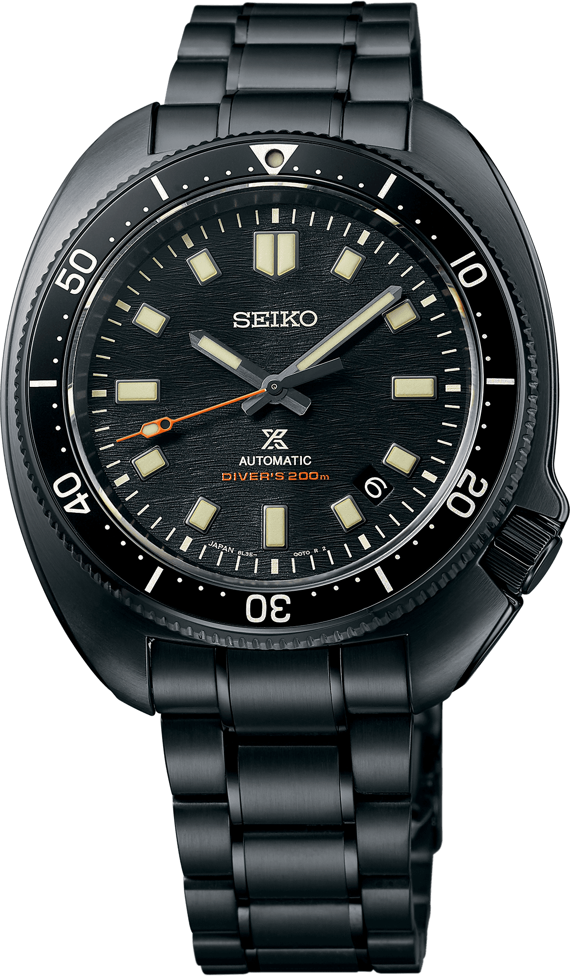 SEIKO LUXE PROSPEX 1970 HERITAGE DIVER'S BLACK SERIES LIMITED EDITION SLA061