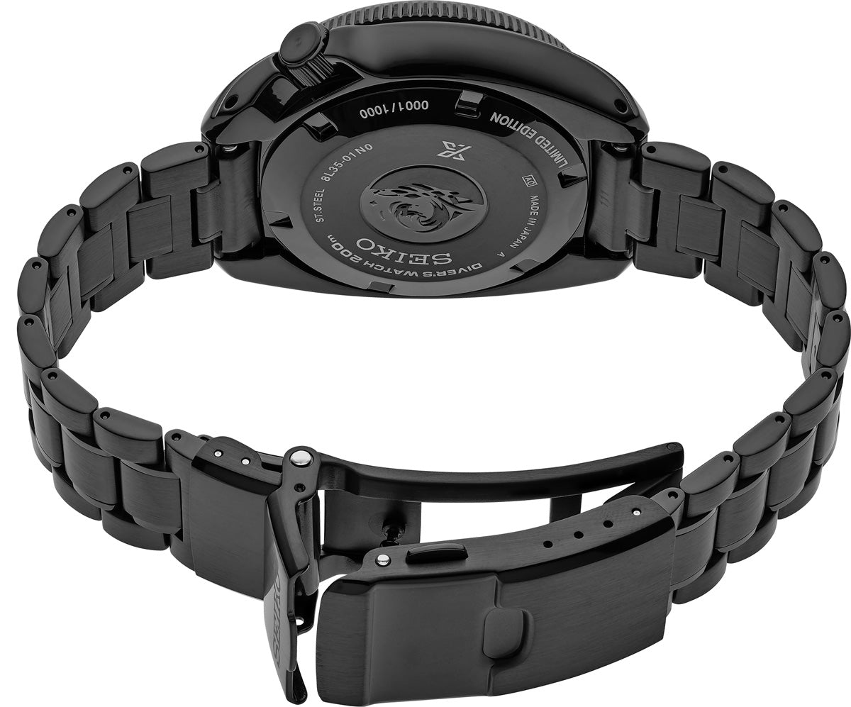 SEIKO LUXE PROSPEX 1970 HERITAGE DIVER'S BLACK SERIES LIMITED EDITION SLA061