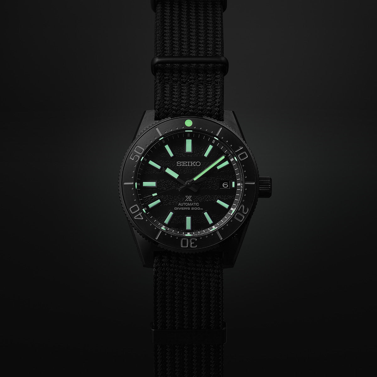 SEIKO LUXE PROSPEX 1965 HERITAGE DIVER'S BLACK SERIES LIMITED EDITION SLA067