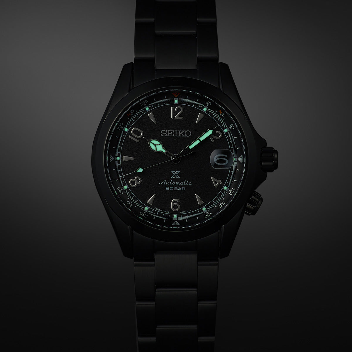SEIKO LUXE PROSPEX ALPINIST BLACK SERIES LIMITED EDITION SPB337