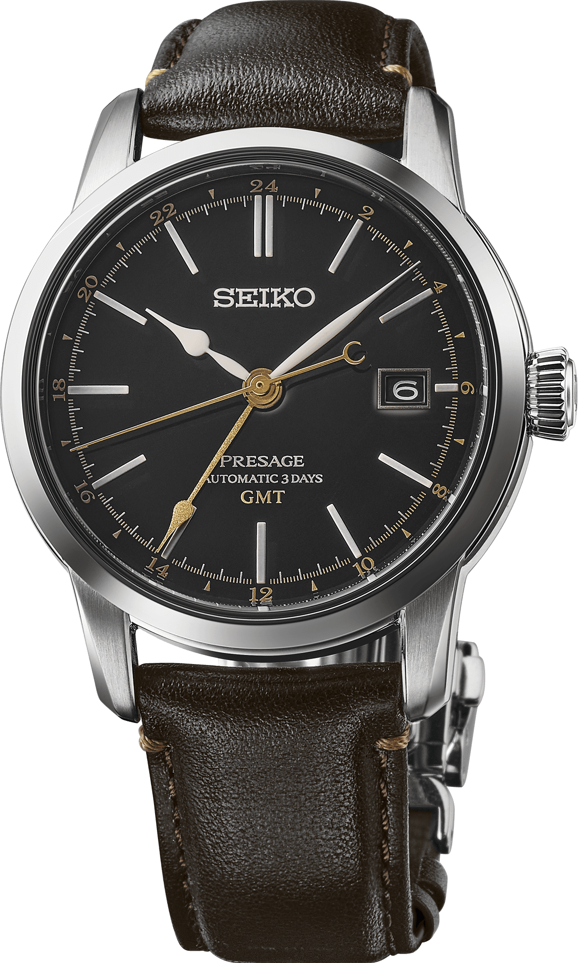 SEIKO LUXE PRESAGE CRAFTSMANSHIP SERIES URUSHI LACQUER GMT SPB447