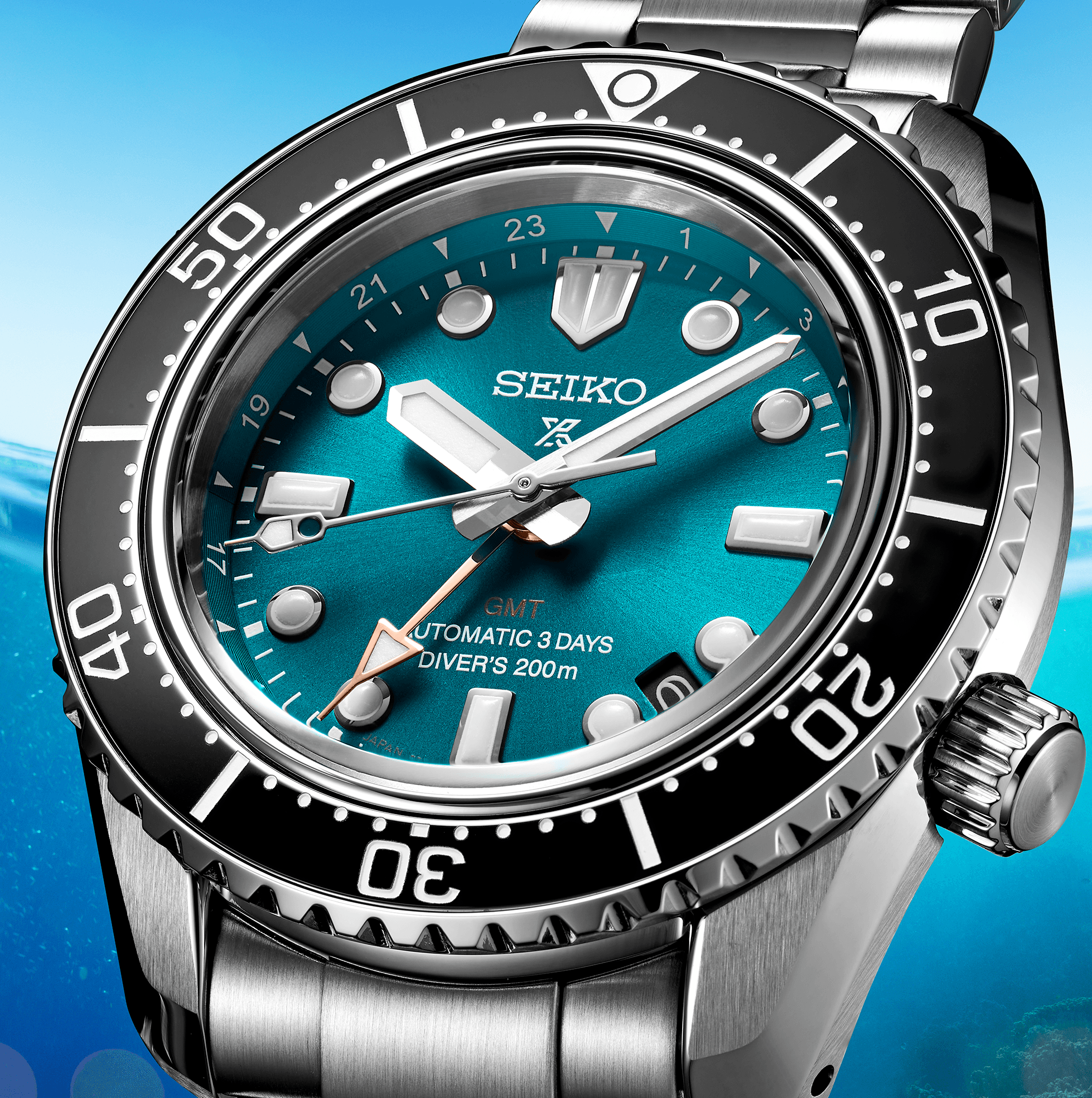 SEIKO LUXE PROSPEX 1968 HERITAGE DIVER'S GMT U.S. LIMITED EDITION SPB475