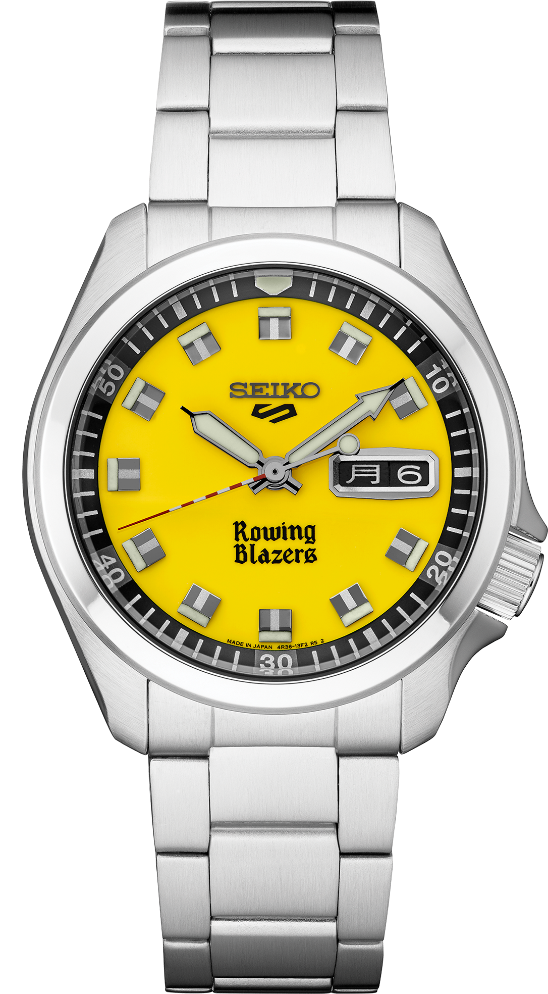 Seiko 5 Sports Rowing Blazers Collaboration Limited Edition Watch SRPJ69