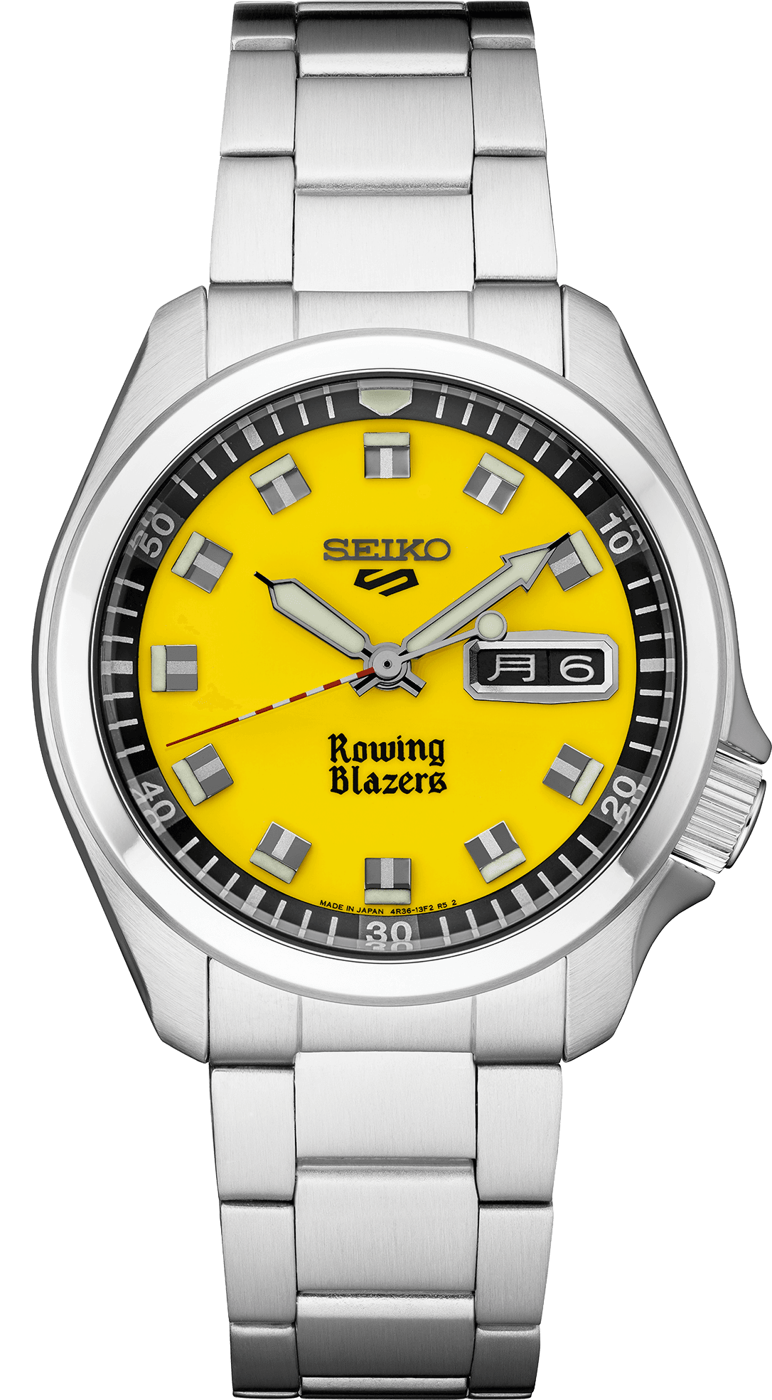 Seiko 5 Sports Rowing Blazers Collaboration Limited Edition Watch SRPJ69