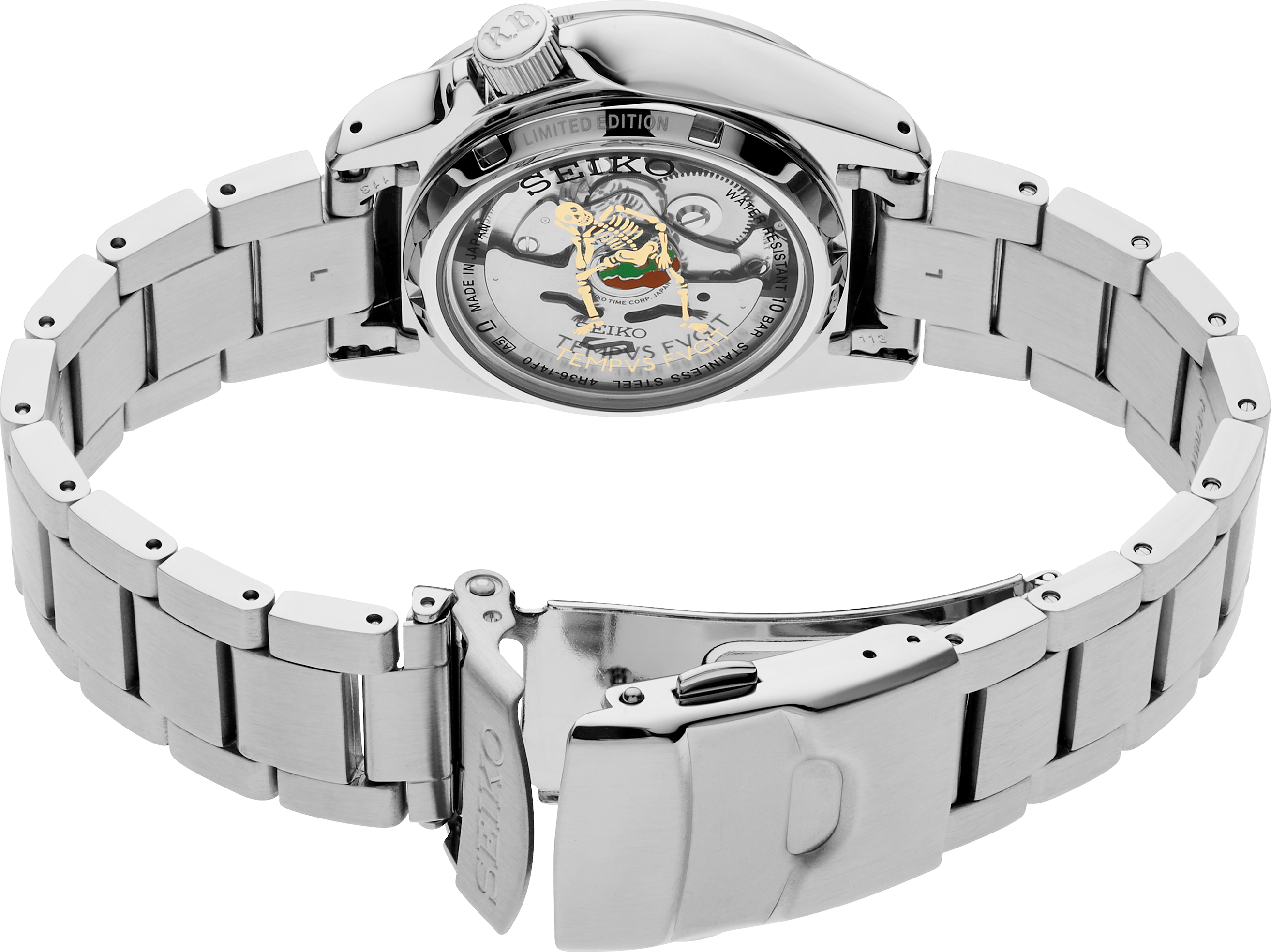 Seiko 5 Sports Rowing Blazers Collaboration Limited Edition Watch SRPJ69