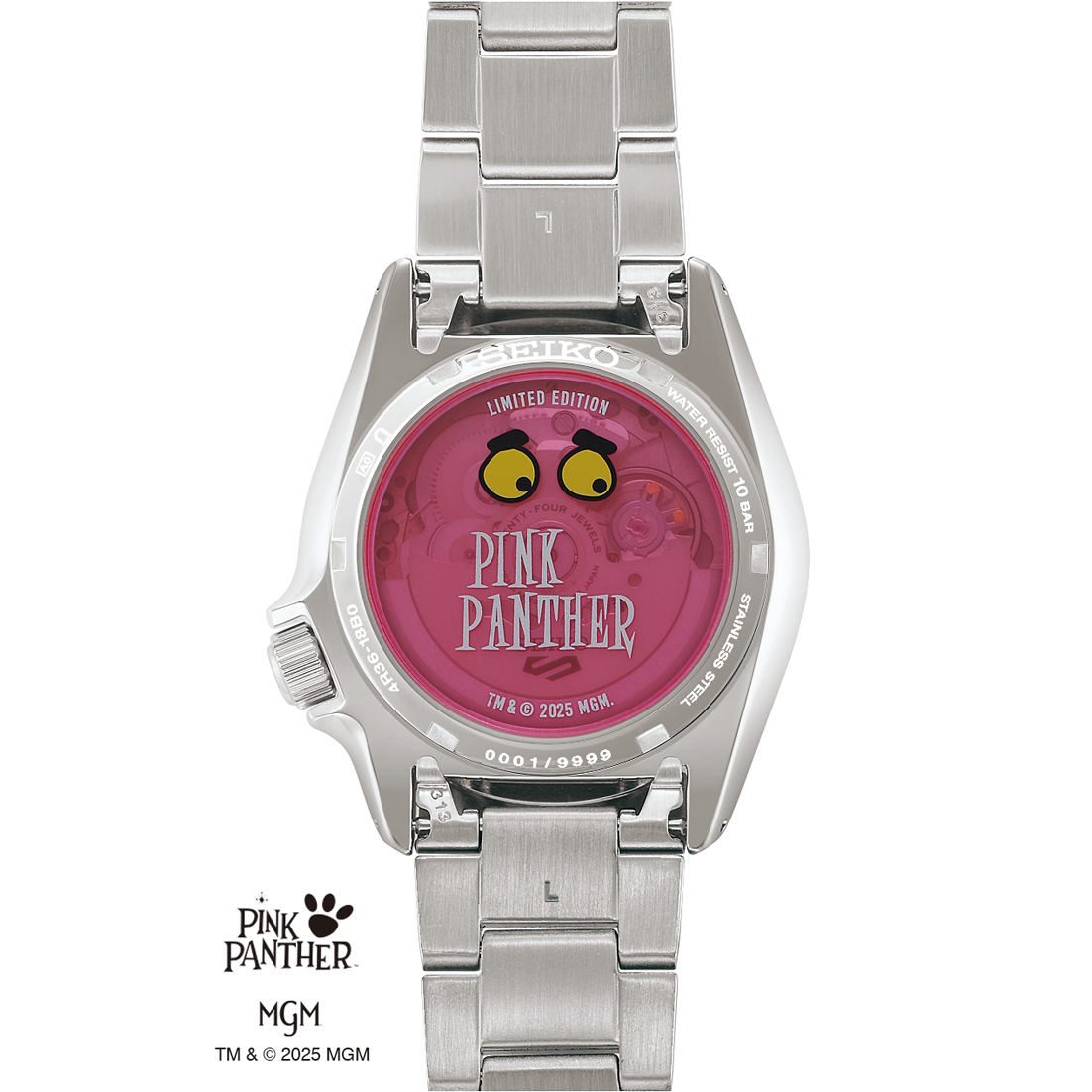 Seiko 5 Sports Pink Panther Limited Edition Watch SRPM07