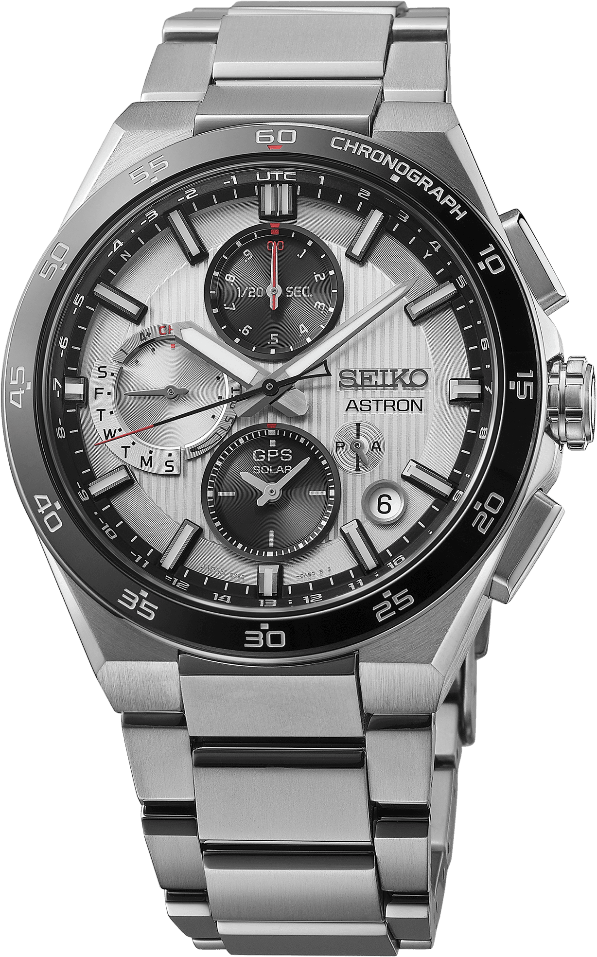 SEIKO LUXE ASTRON GPS SOLAR DUAL-TIME CHRONOGRAGH SSH153