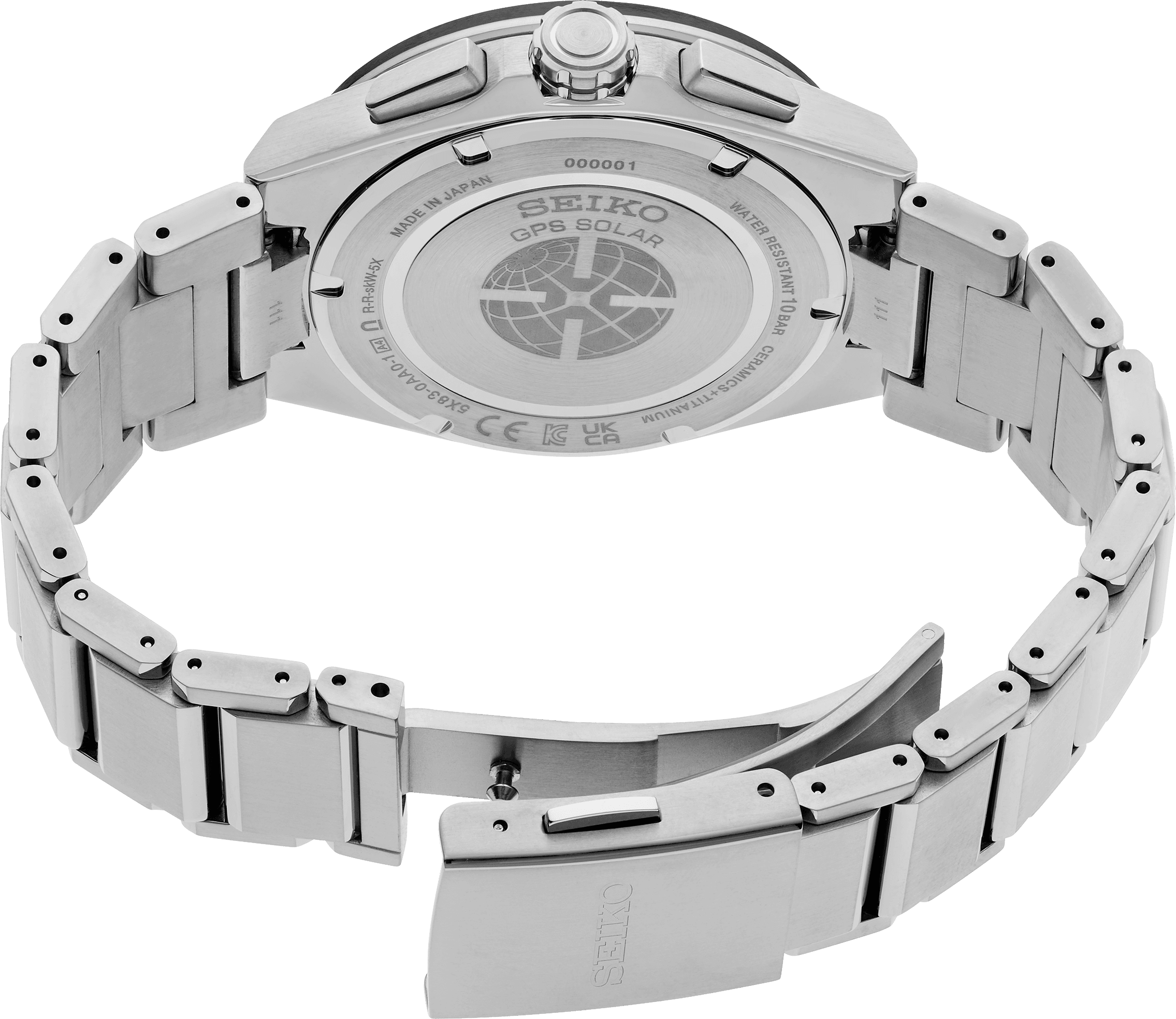 SEIKO LUXE ASTRON GPS SOLAR DUAL-TIME CHRONOGRAGH SSH153