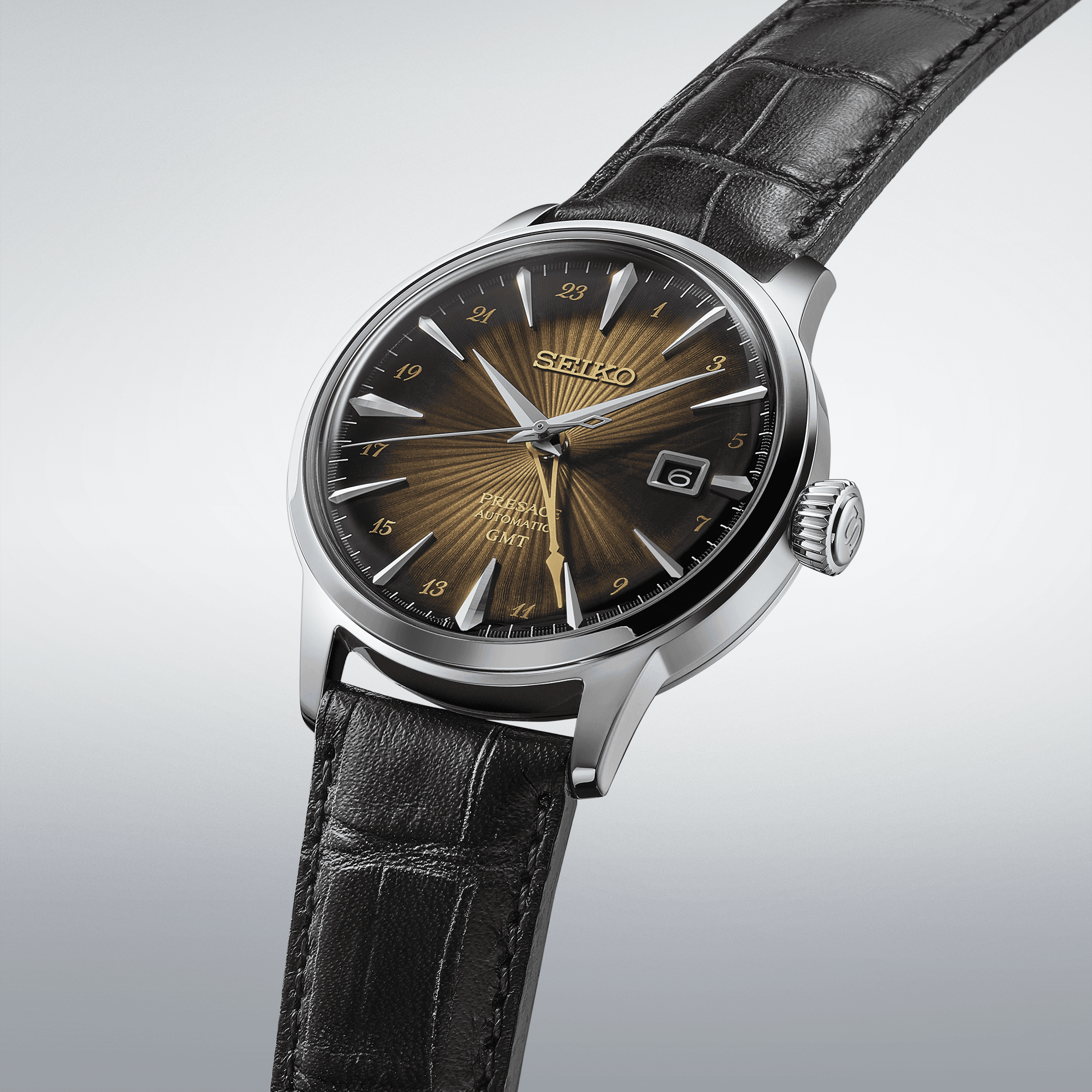 Seiko Presage Cocktail Time GMT Watch SSK039