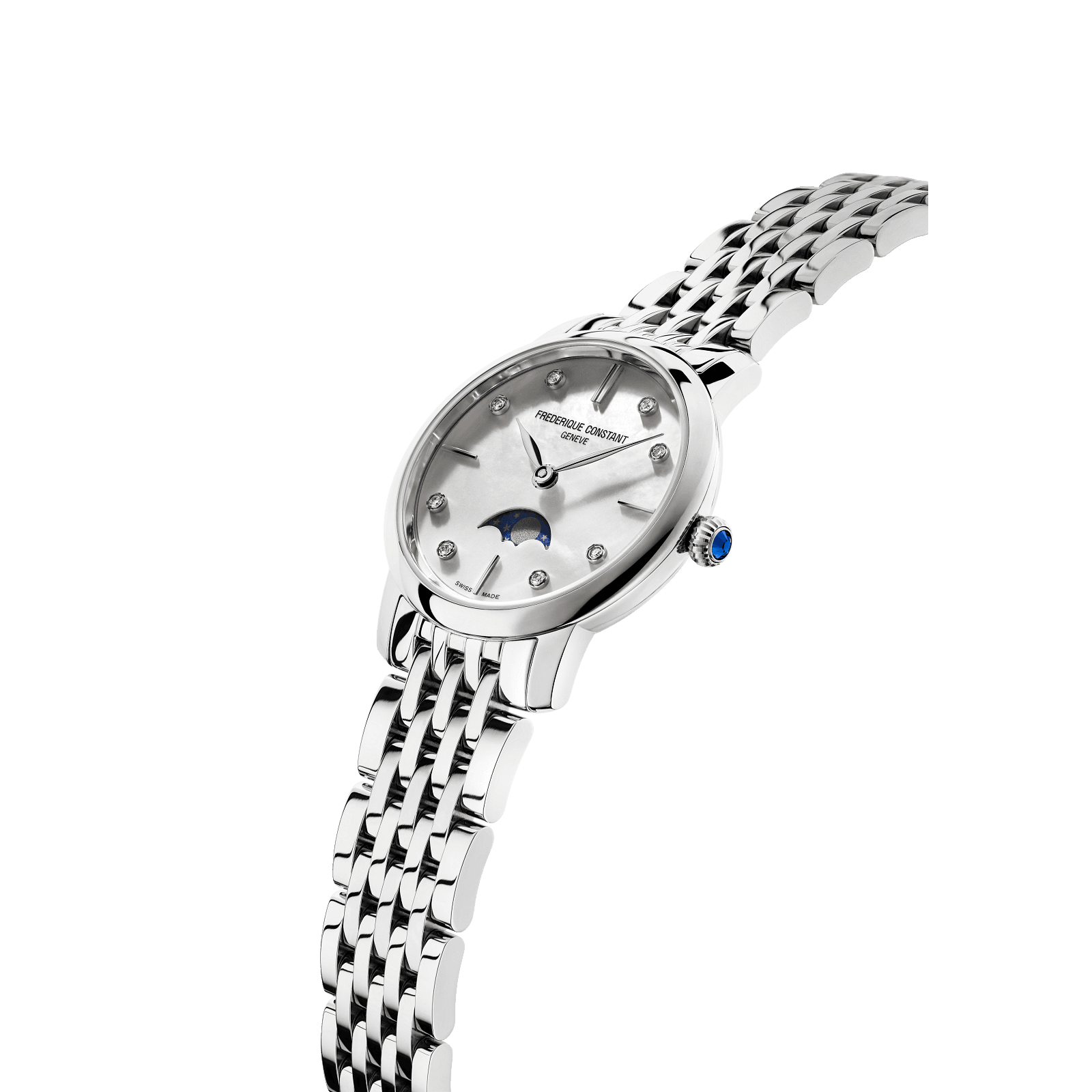 Slimline Ladies Moonphase FC-206MPWD1S6B