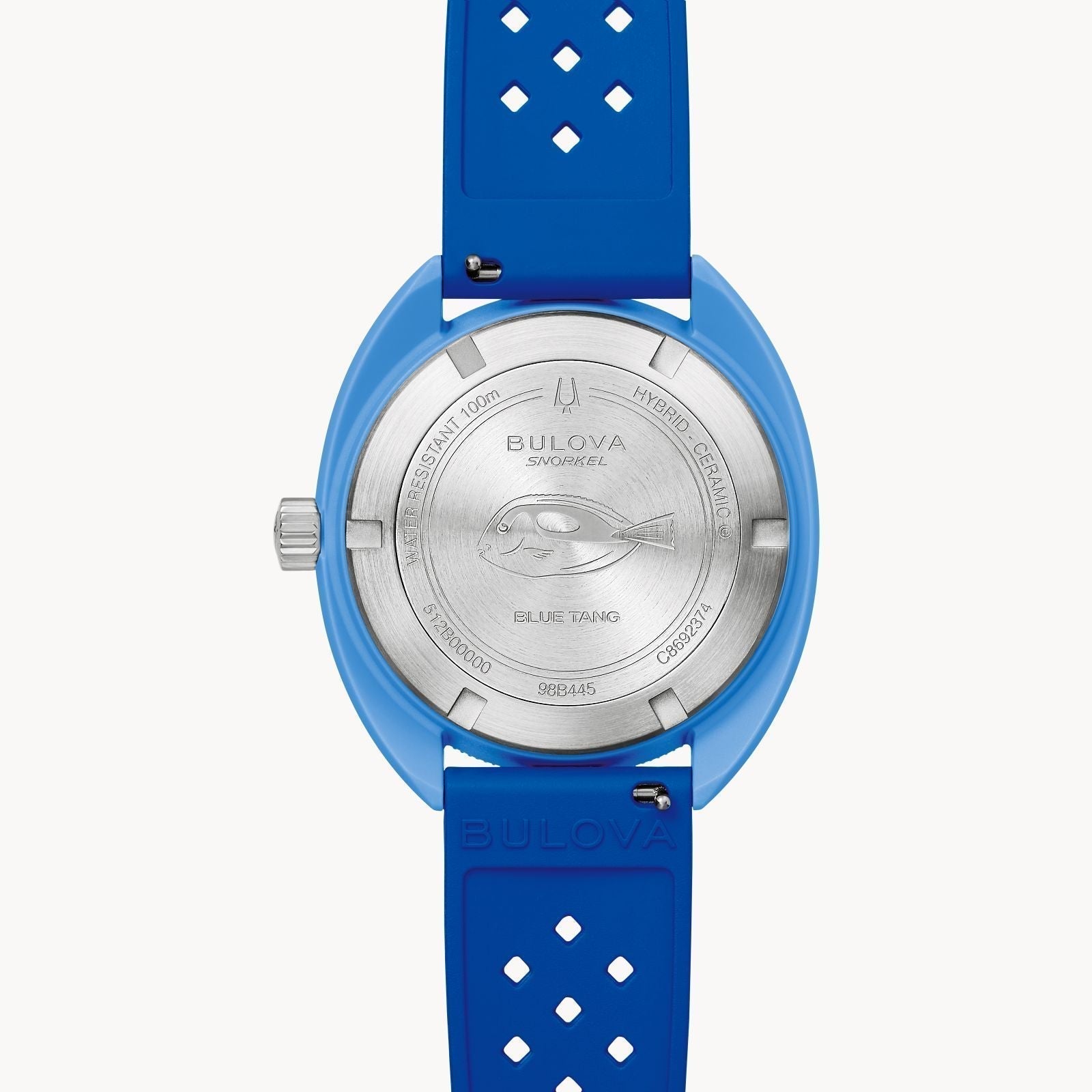 Buova Snorkel Blue Tang Fish Men Watch 98B445