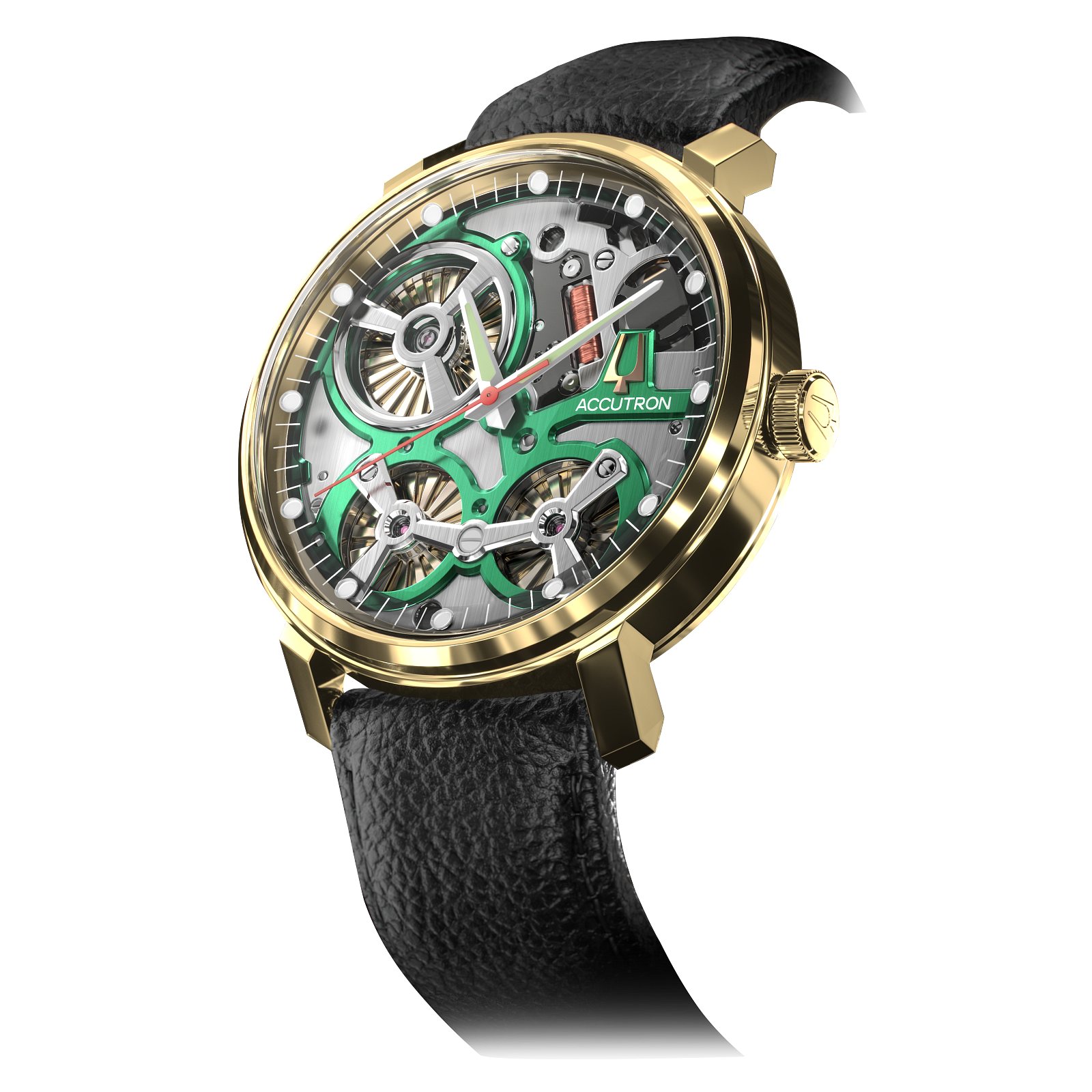 Accutron Stainless Steel Legacy Unisex Watch 2ES7A001