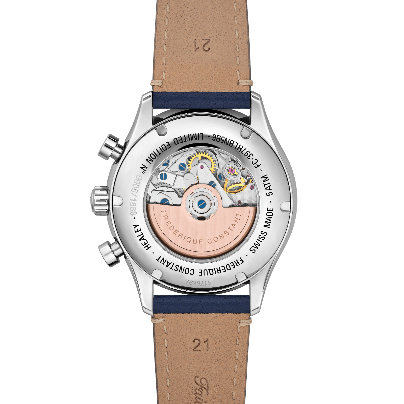 Frederique Constant Classics Vintage Rally Healey Chronograph FC-397HLBN5B6