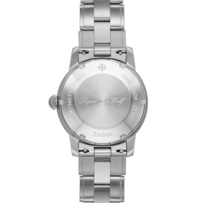 Zodiac Super Sea Wolf Skin Diver Automatic Stainless Steel Watch ZO9215