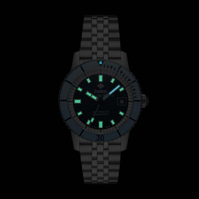 Zodiac Super Sea Wolf Compression Diver Automatic Stainless Steel Watch ZO9287
