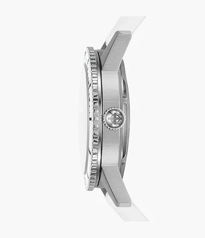 Zodiac Compression Diver Automatic White Rubber Watch ZO9309