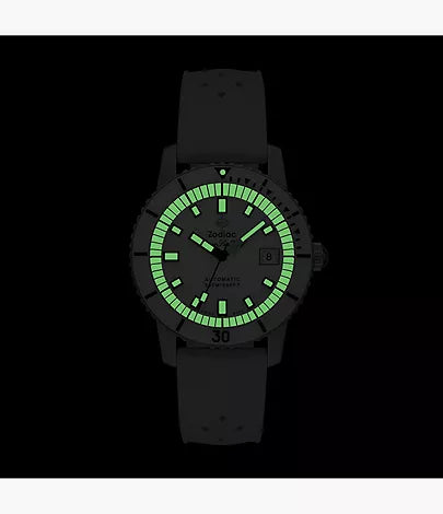 Zodiac Compression Diver Automatic White Rubber Watch ZO9309