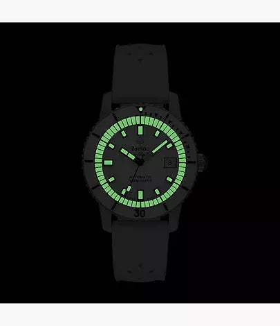 Zodiac Compression Diver Automatic White Rubber Watch ZO9309