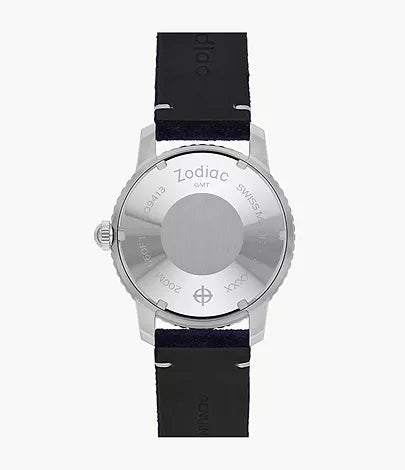 Zodiac Super Sea Wolf Swiss Automatic GMT Stainless Steel Watch ZO9413