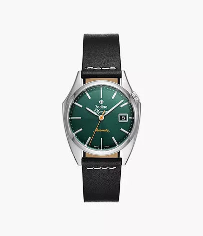 Zodiac Dress Olympos Automatic Leather Watch ZO9714